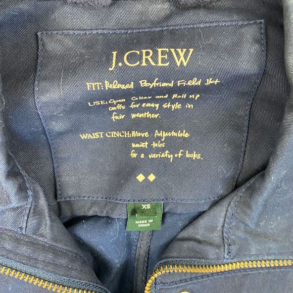 J.CREW relaxed boyfriend field jacket Xs - Picture 6 of 6